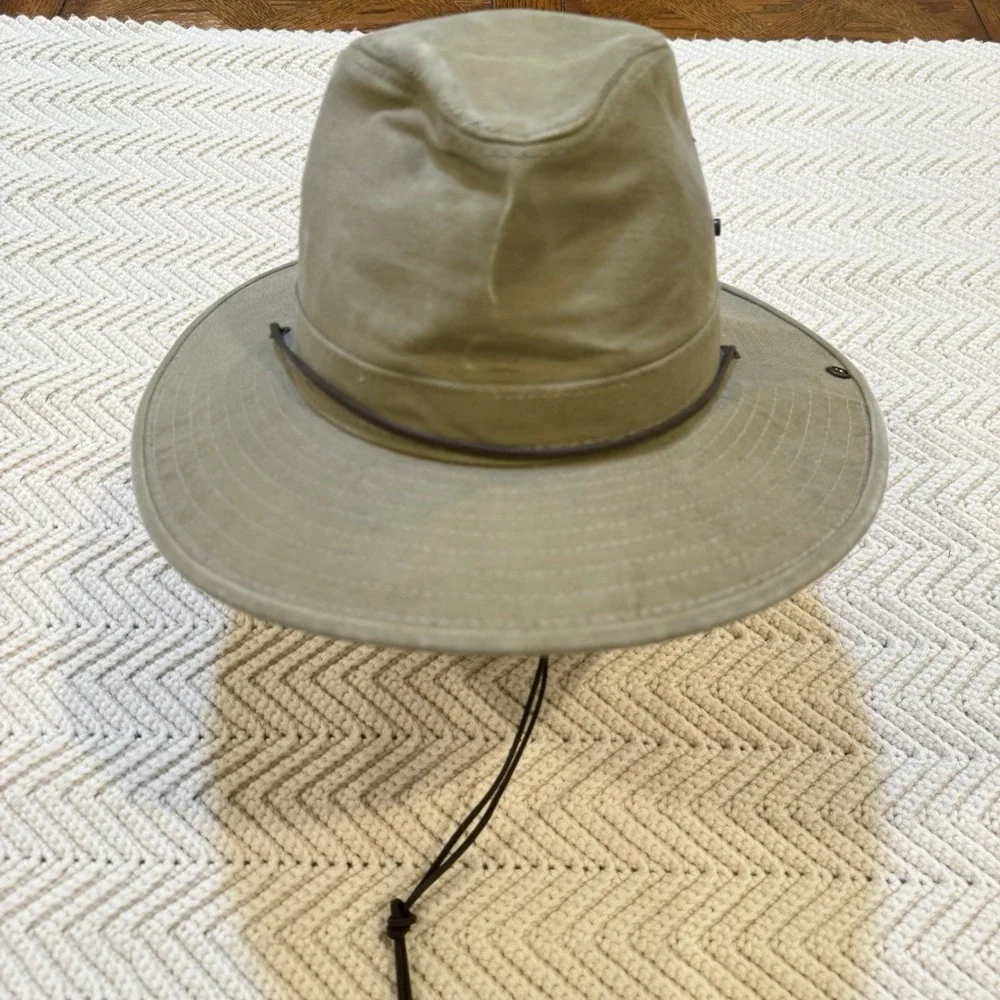 HH Henschel Hat Medium Indiana Jones Outback Safari Explore‎ Lined Vintage
